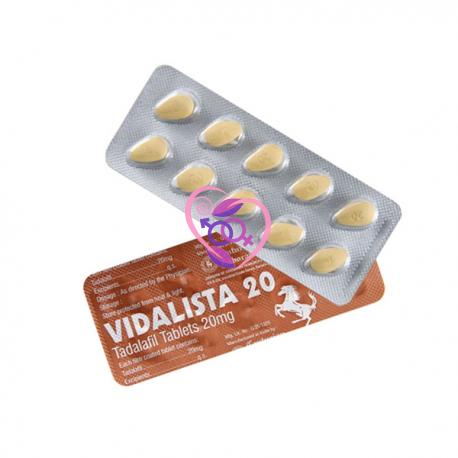 Vidalista 20mg N10 (Tadalafilis)