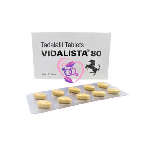 Vidalista 80mg N10 (Tadalafil)