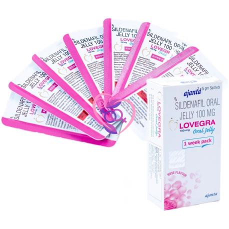 Lovegra Oral Jelly (Sildenafil)